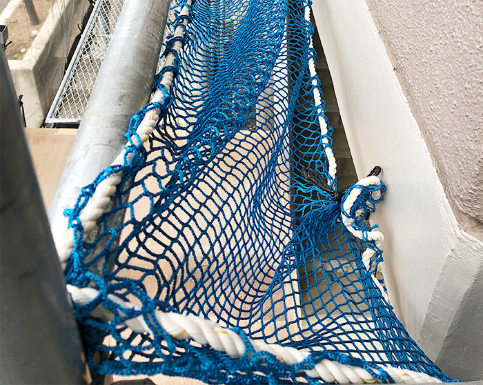 ラッセルネット 青 防炎 0.5×6.0m 10枚入